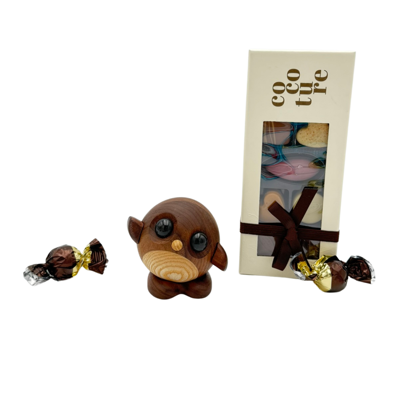 Gavebox | Fablewood Pingvinen Daisy med chokolade