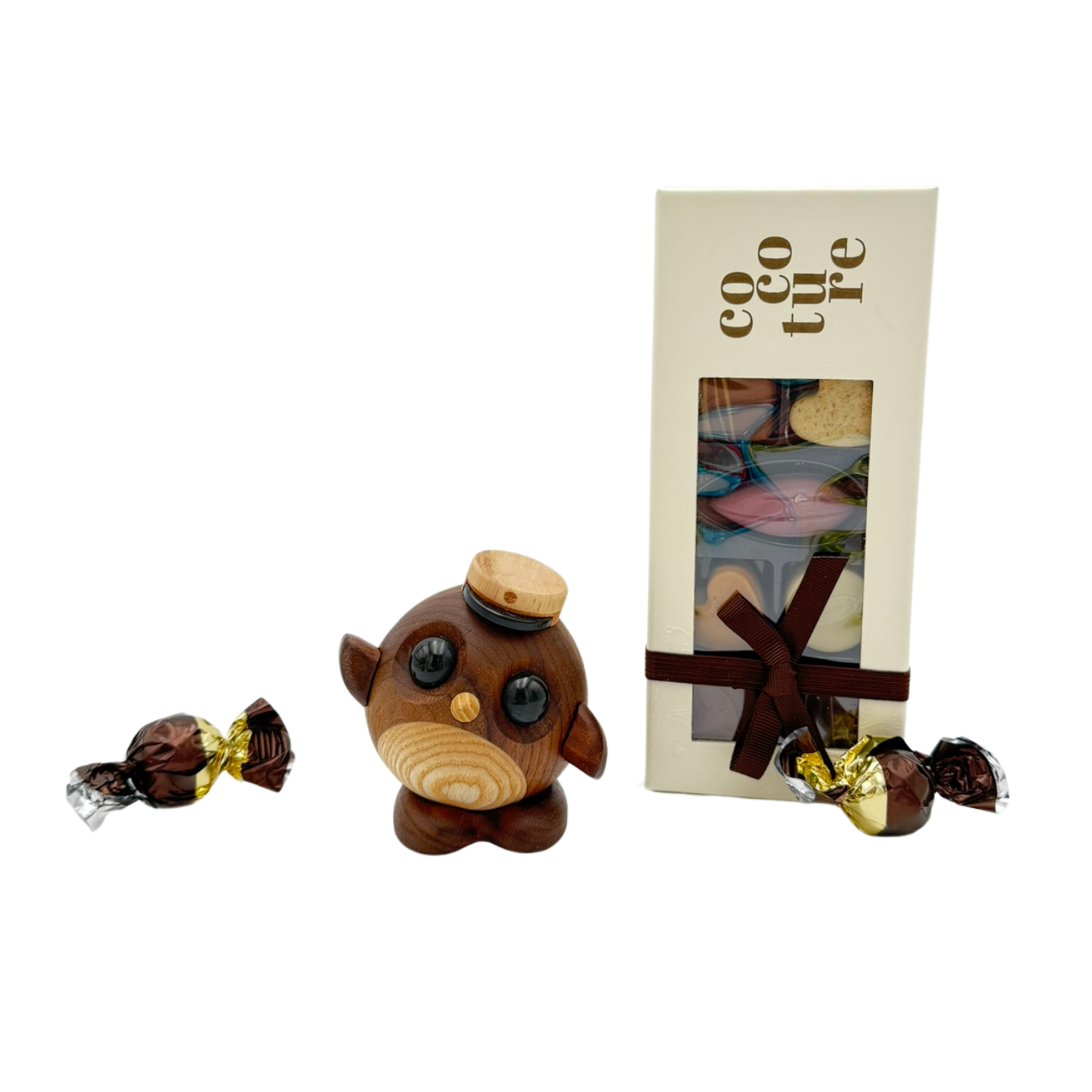Gavebox | Fablewood Pingvinen Daisy med chokolade