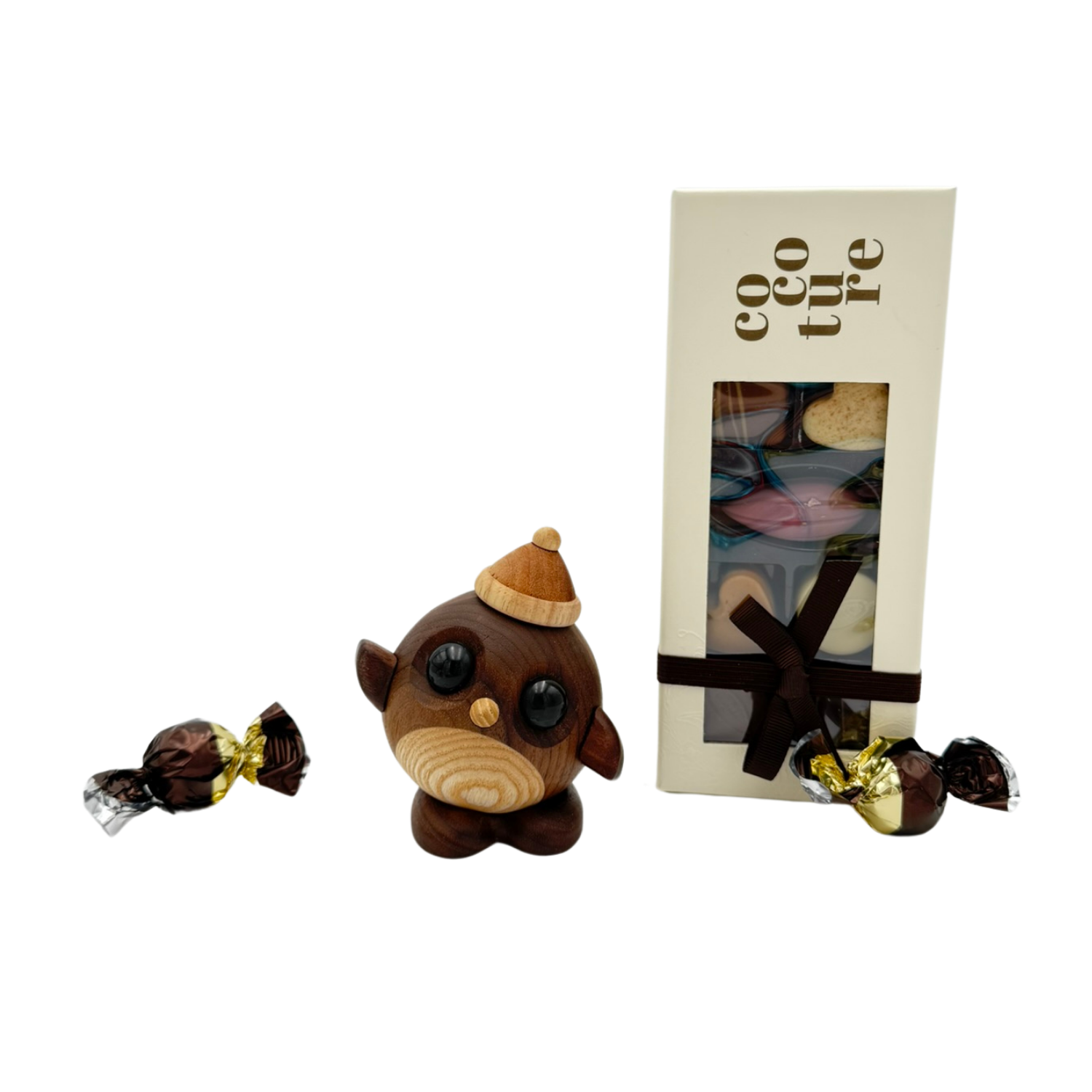 Gavebox | Fablewood Pingvinen Daisy med chokolade