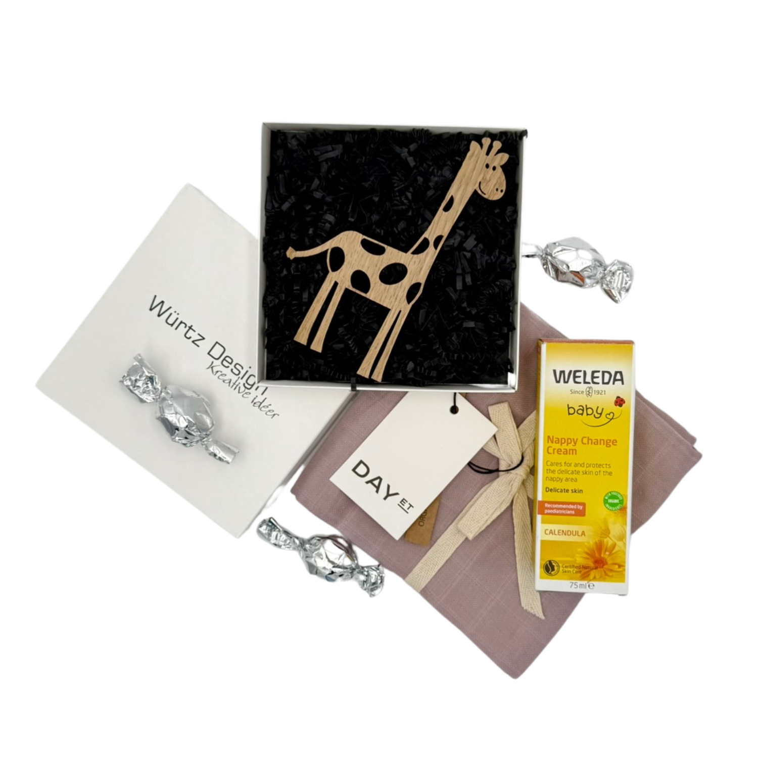 Babybox | Vægpynt, Creme og Stofbleer