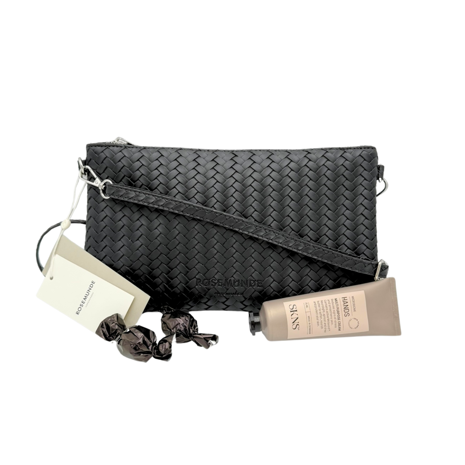 Gavebox | Rosemunde Flettet Medium Clutch med SKNS