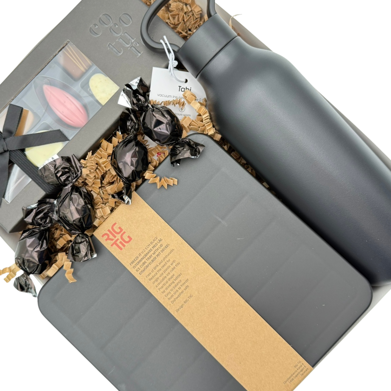 Gavebox | RIGTIG isterningebakker og Stelton termoflaske