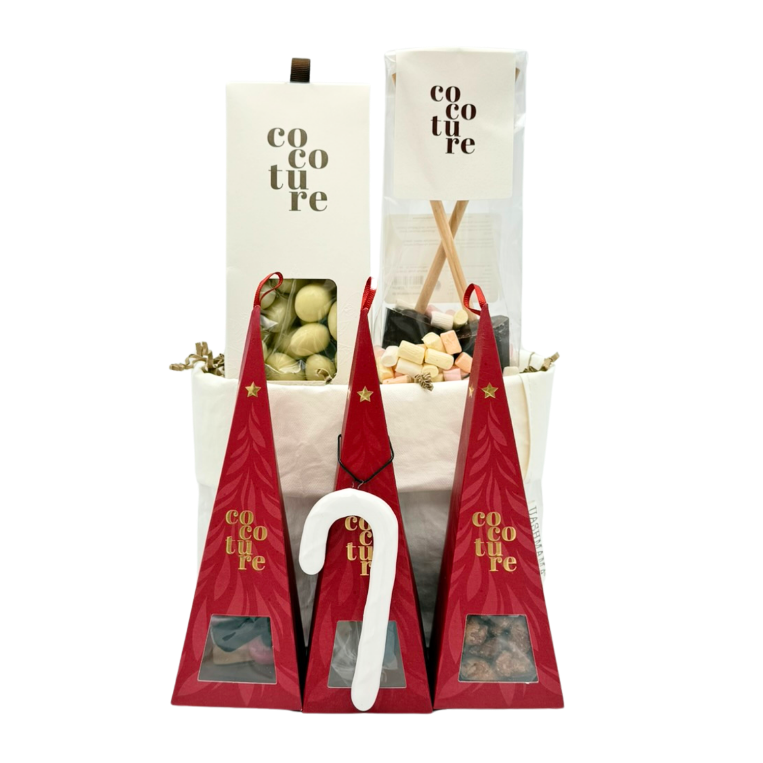 Jul | Lille julepose med snacks, hvid