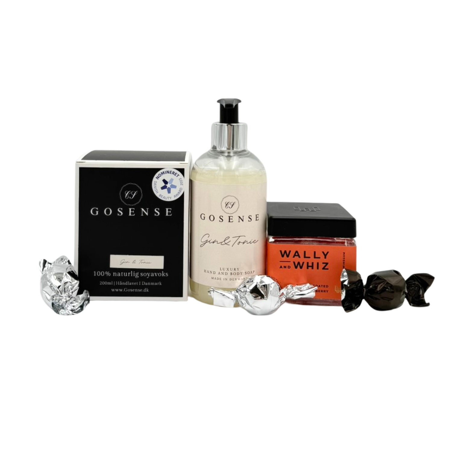 Gavebox | Gosense Gin & Tonic duftlys og håndsæbe
