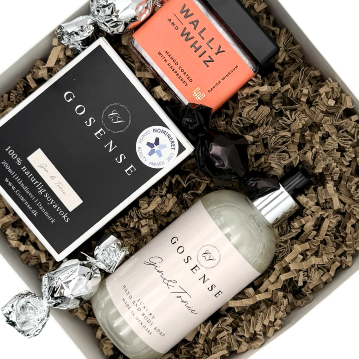 Gavebox | Gosense Gin & Tonic duftlys og håndsæbe