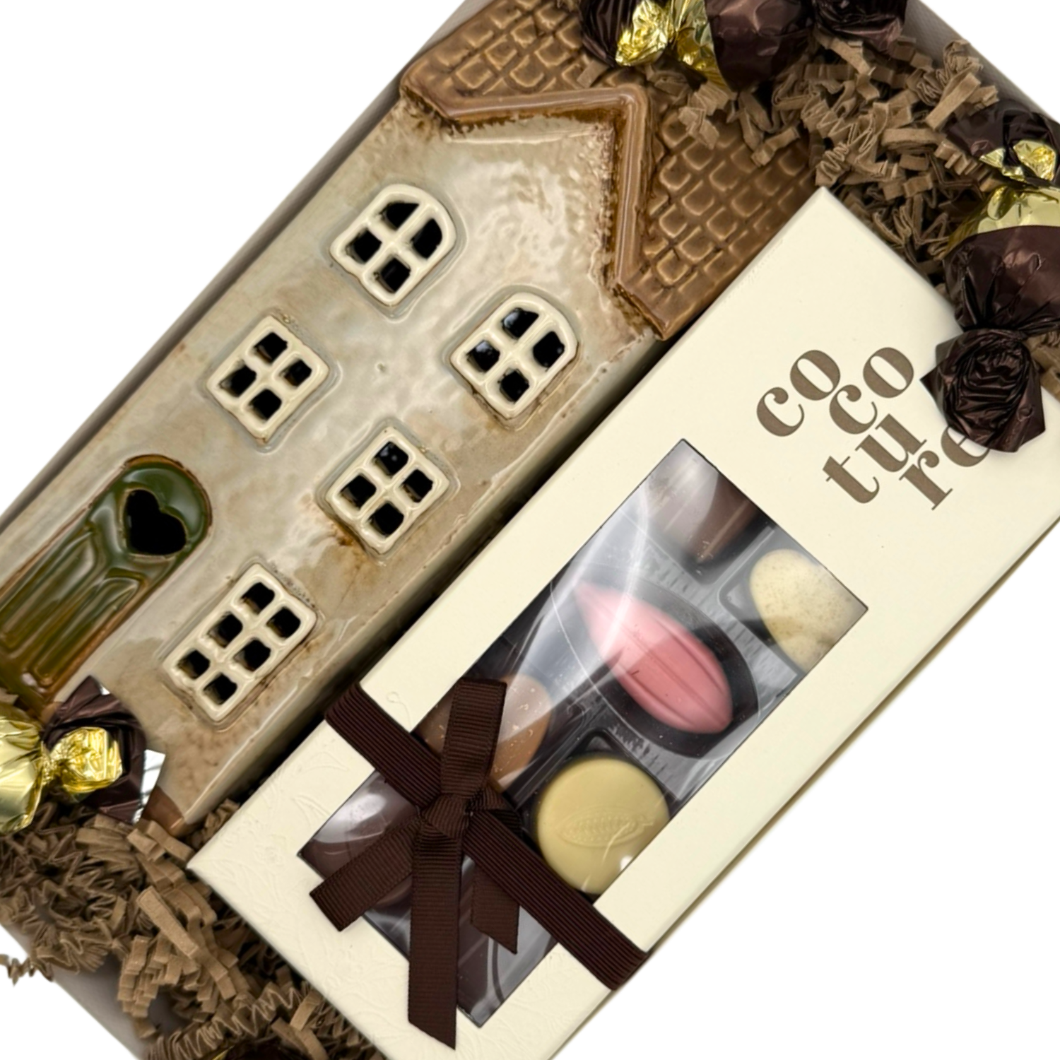 Gavebox | Beige lyshus