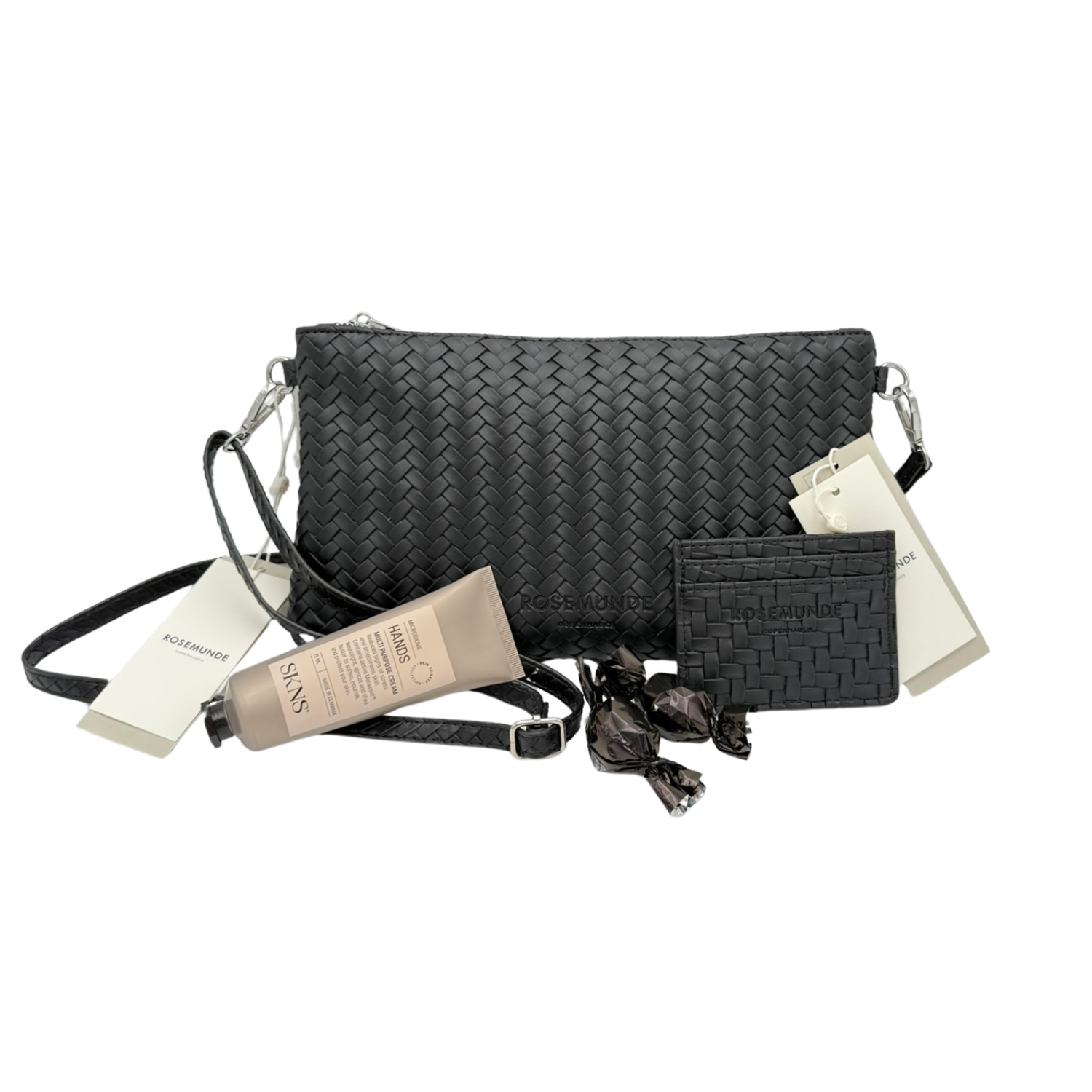 Gavebox | Rosemunde Flettet Medium Clutch med SKNS