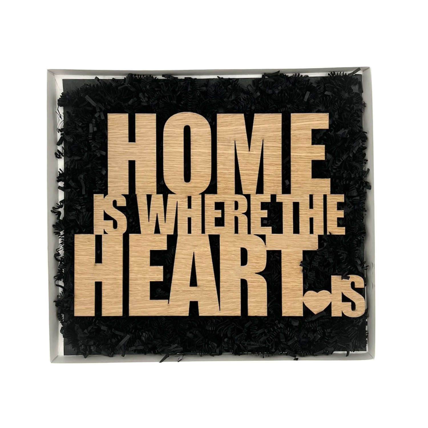 Würtz Design | "Home is where the heart is" skilt